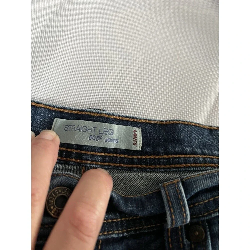 Levi's 505 Straight Leg Jeans Women's Size 12 S/C Medium Wash Denim
